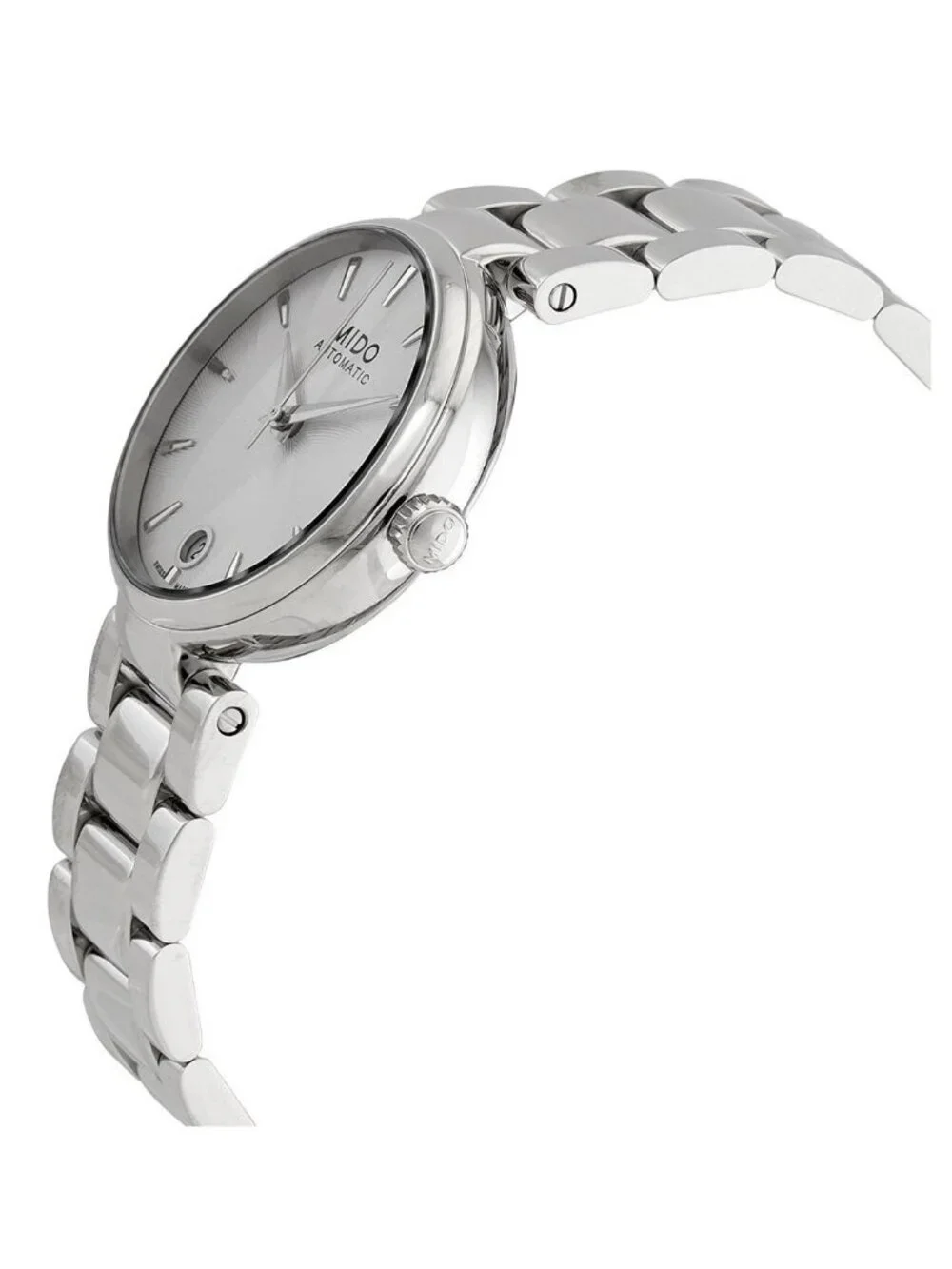 NWT Mido Baroncelli Automatic Silver Dial Ladies Watch